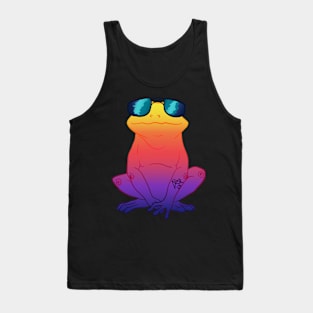 Cool frog with glasses! Tank Top